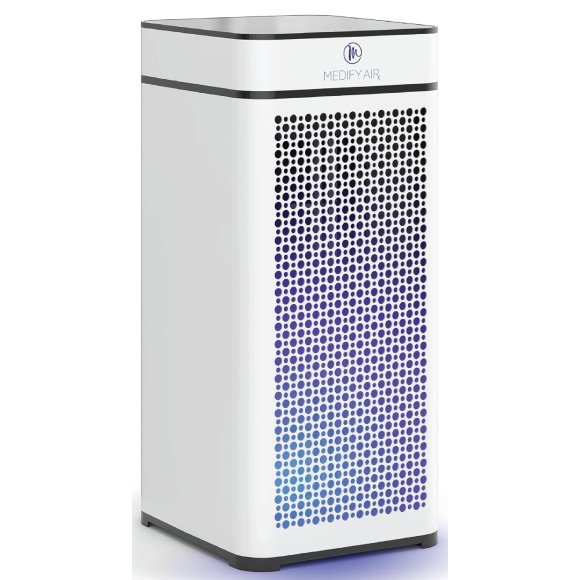 white Medify MA-40 UV Light air purifier model