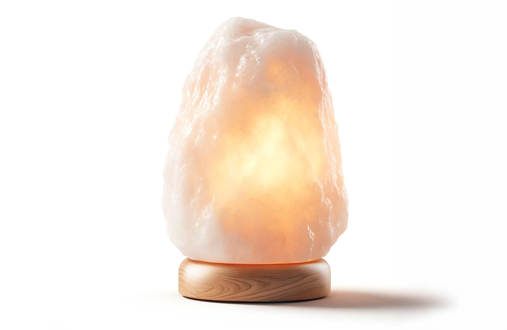 White Himalayan Salt Lamp